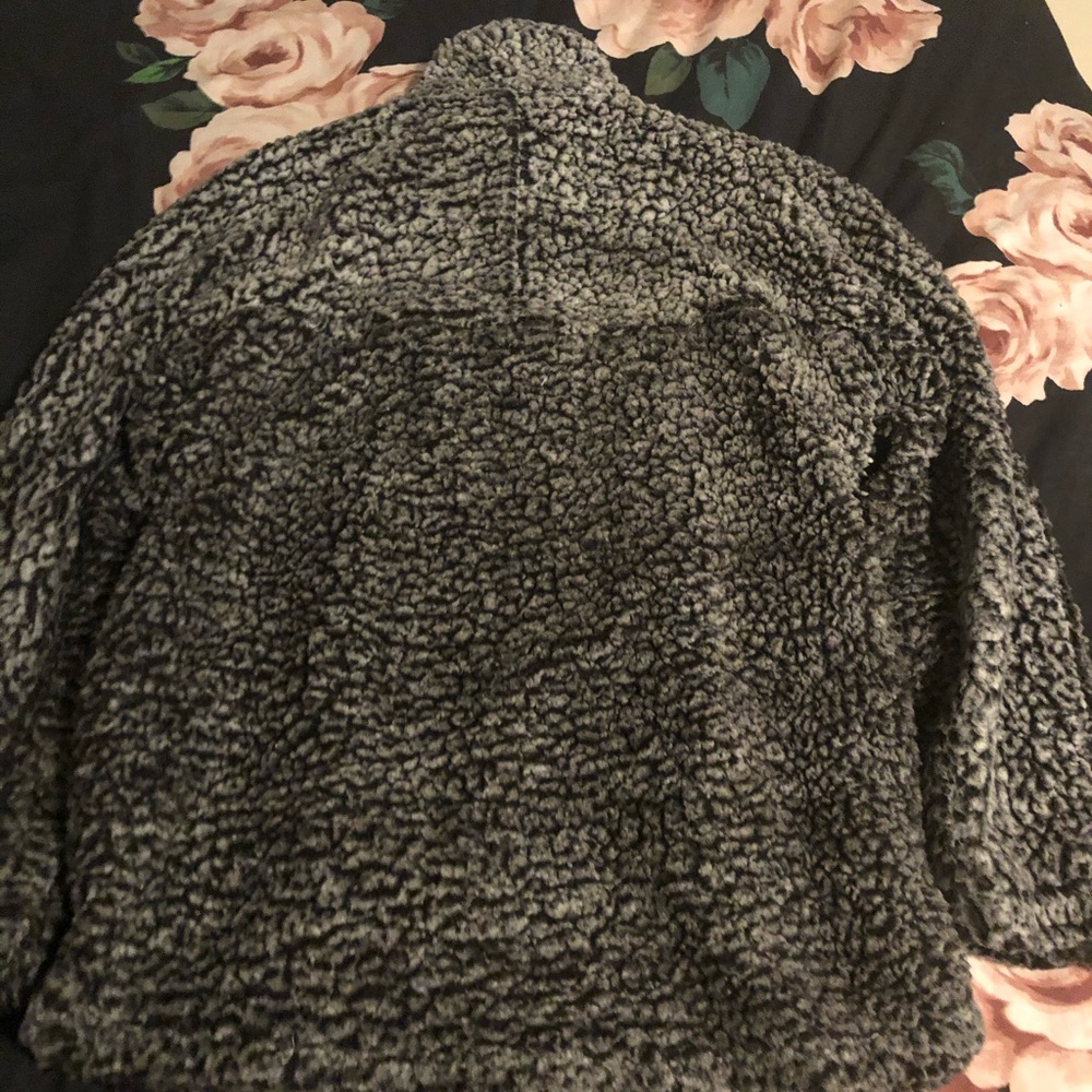sherpa jacket pullover - Picture 2 of 3